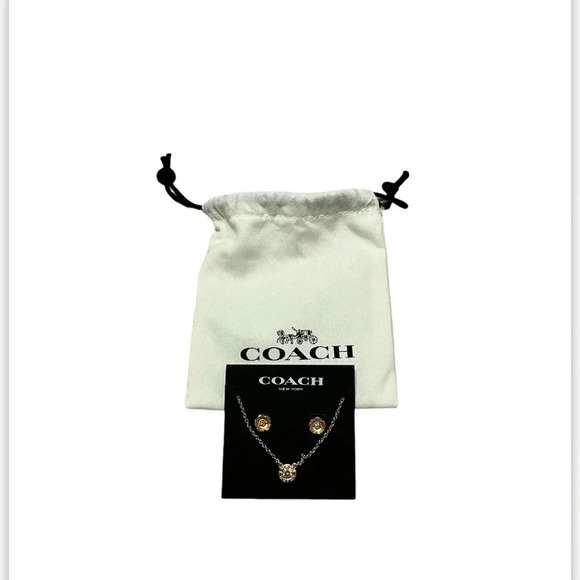 Brand new coach earring and necklace set - Picture 1 of 1